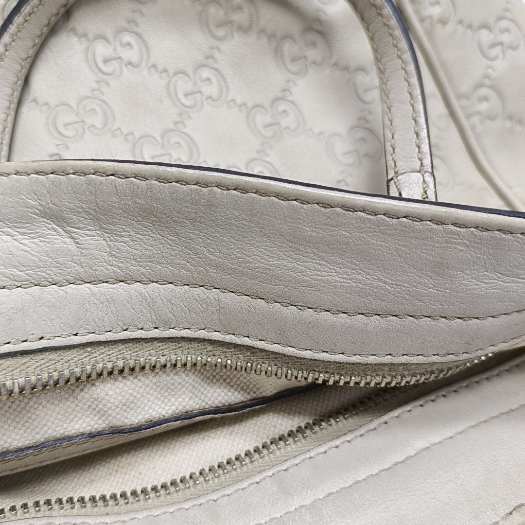 Bree Monogram Calfskin Beige