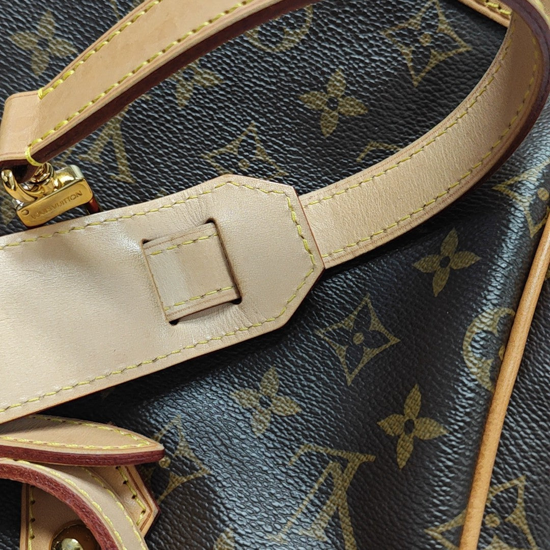 RETIRO NM Monogram Coated Canvas Brown