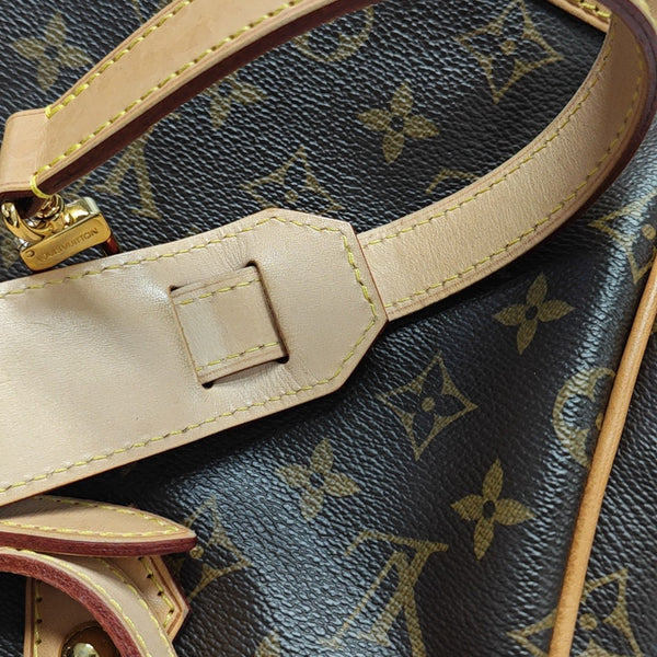 RETIRO NM Monogram Coated Canvas Brown