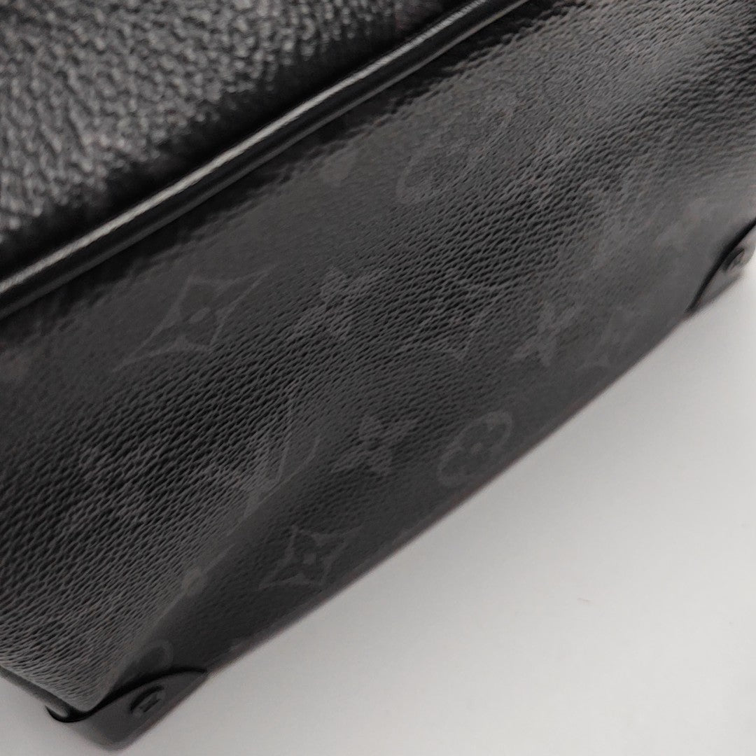SOFT TRUNK Mini Monogram Coated Canvas Black