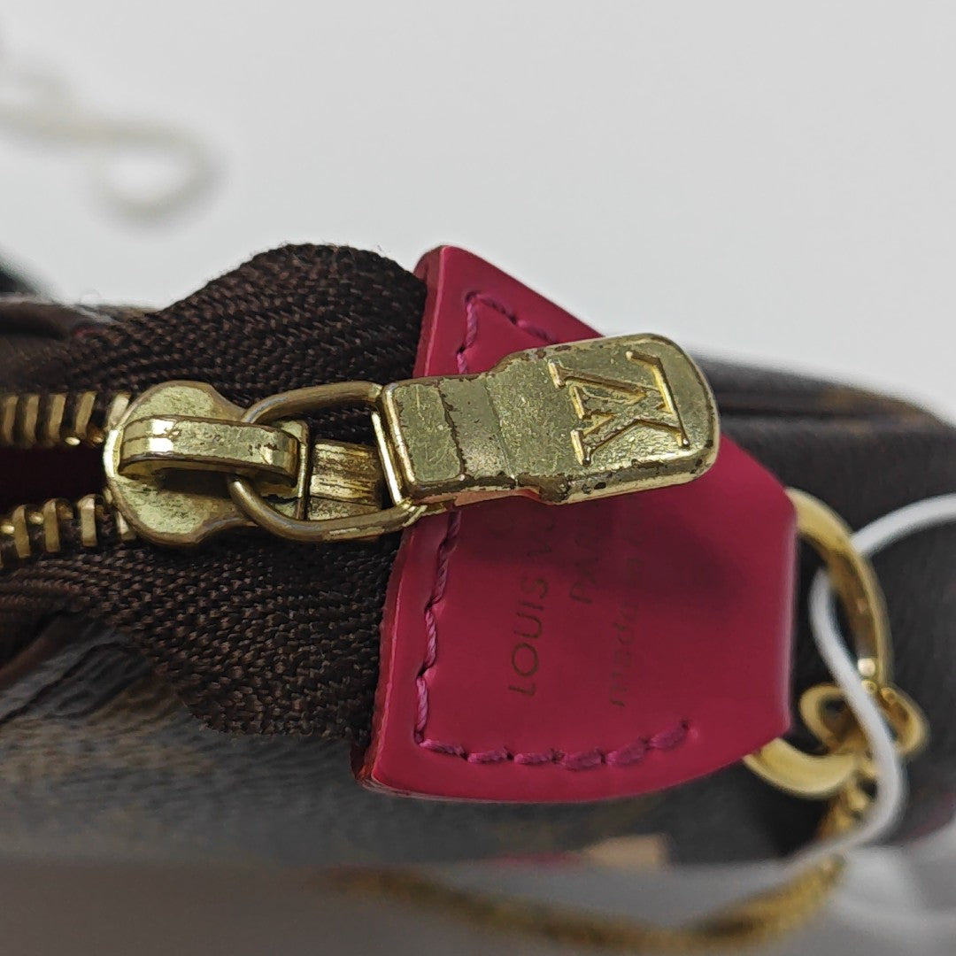 ACCESSOIRES Mini Monogram Coated Canvas Brown