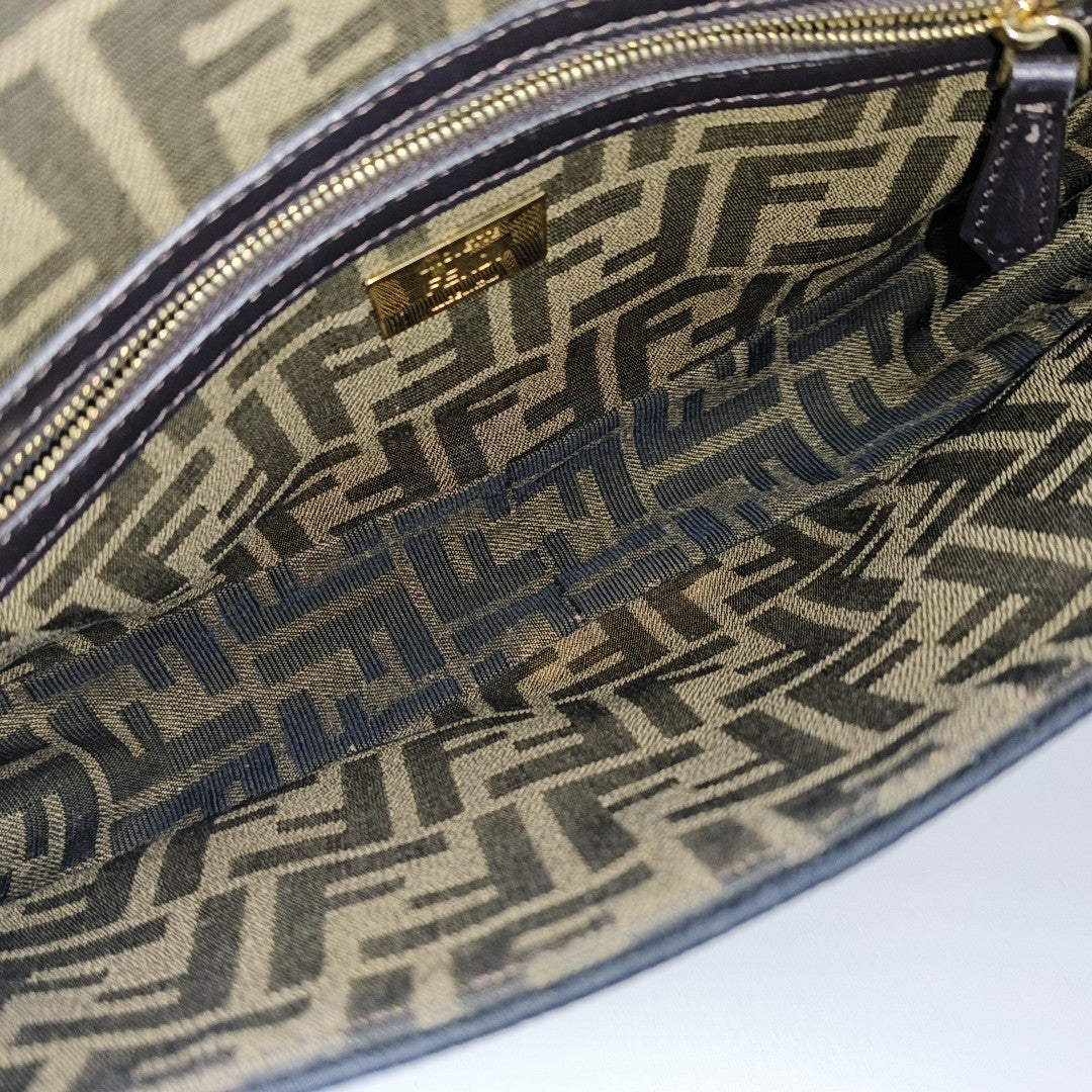 Baguette Medium Canvas Brown