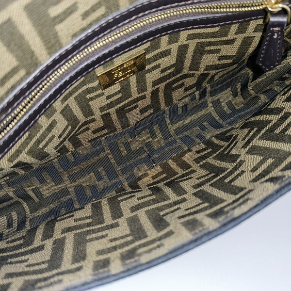Baguette Medium Canvas Brown