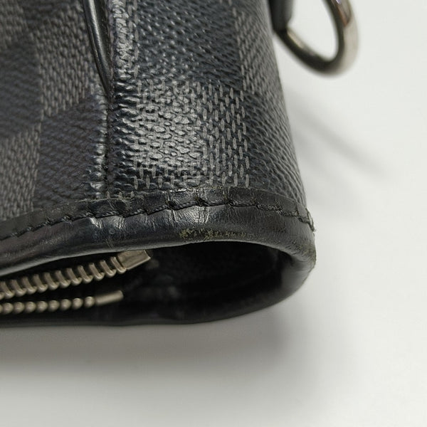 TADAO MM Damier Graphite Coated Canvas Gray