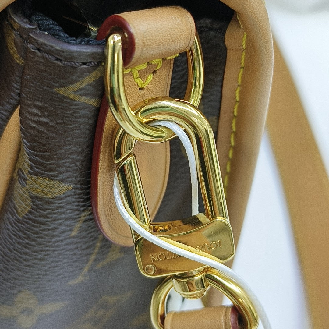 DIANE Monogram Coated Canvas Brown