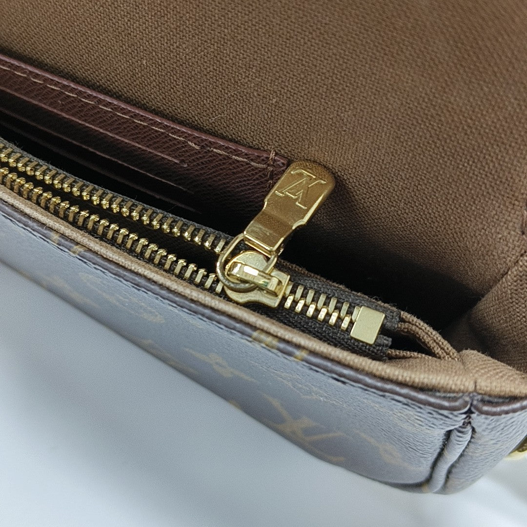 IVY Monogram Coated Canvas Brown