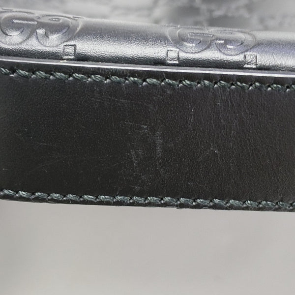 Signature Medium Monogram Calfskin Black
