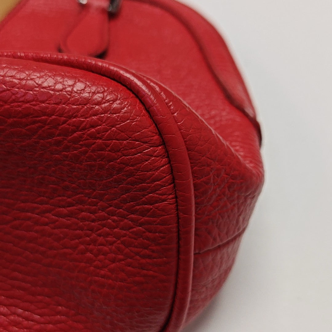 Dome Calfskin Red
