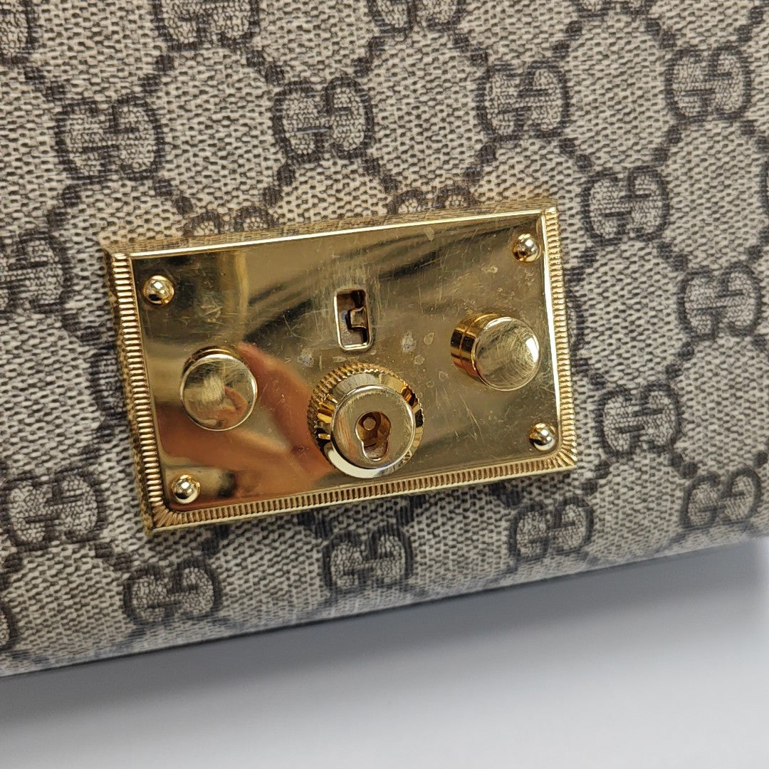 Padlock Small Monogram Coated Canvas Multicolor