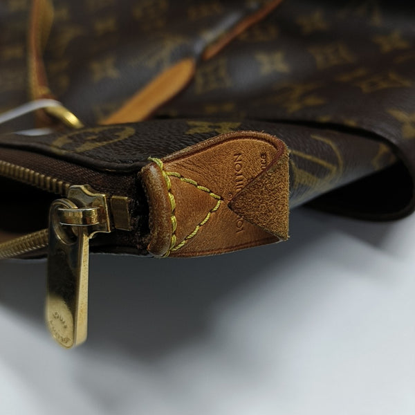 TOTALLY MM Monogram Coated Canvas Brown