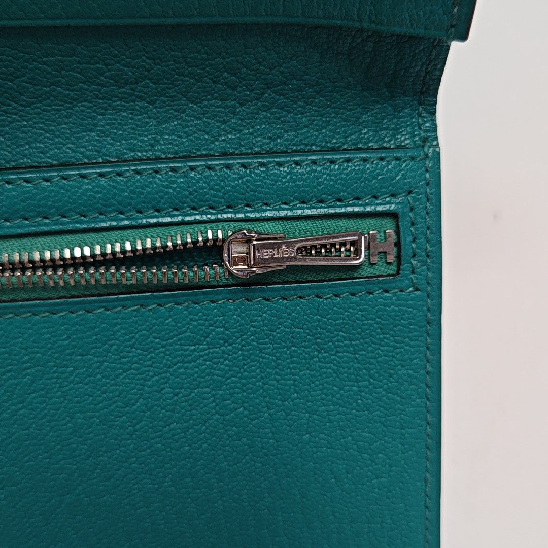 Bearn Chèvre Mysore Green Wallet