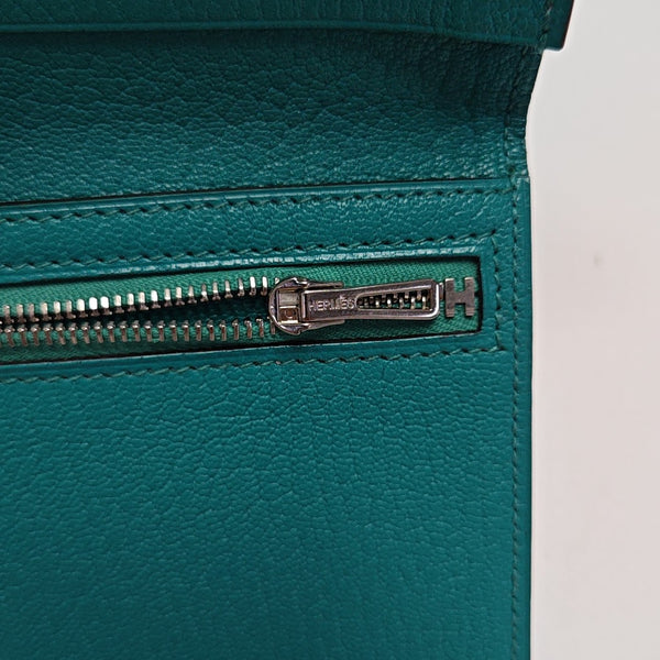 Bearn Chèvre Mysore Green Wallet