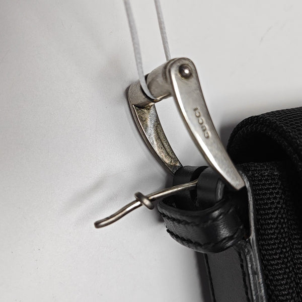 Canvas Crossbody Bag Black