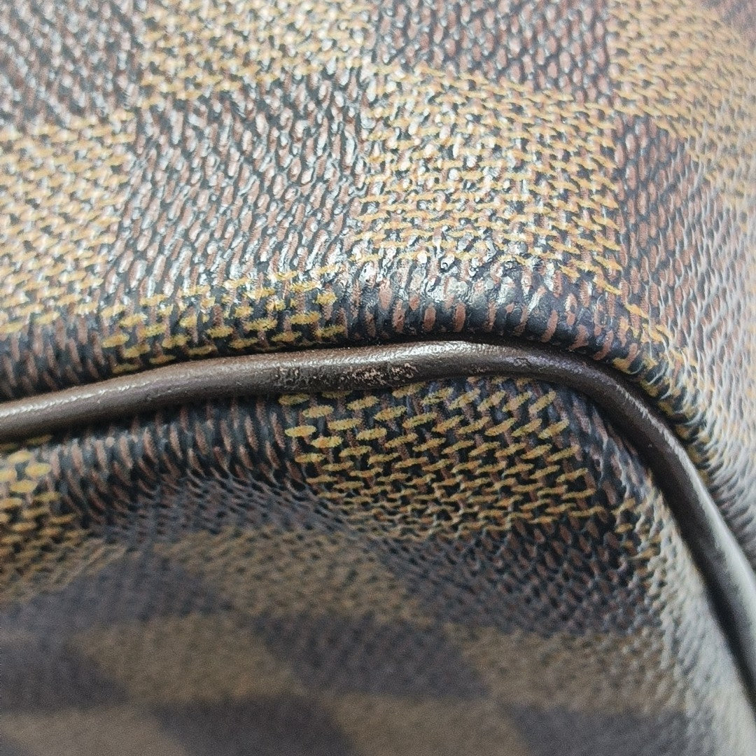 SPEEDY 25 Damier Ebene Coated Canvas Brown