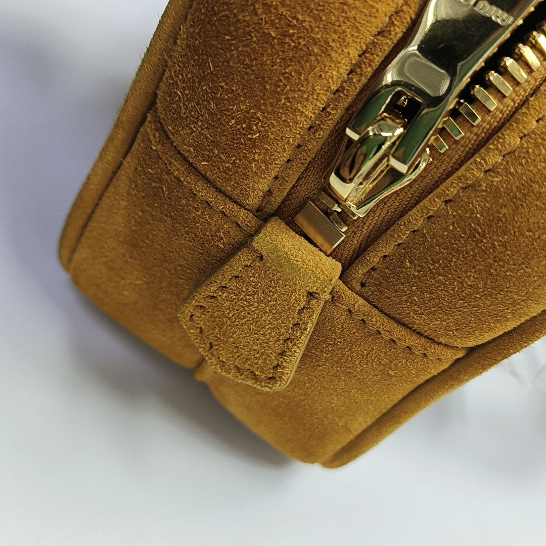 Arcadie Small Suede Yellow