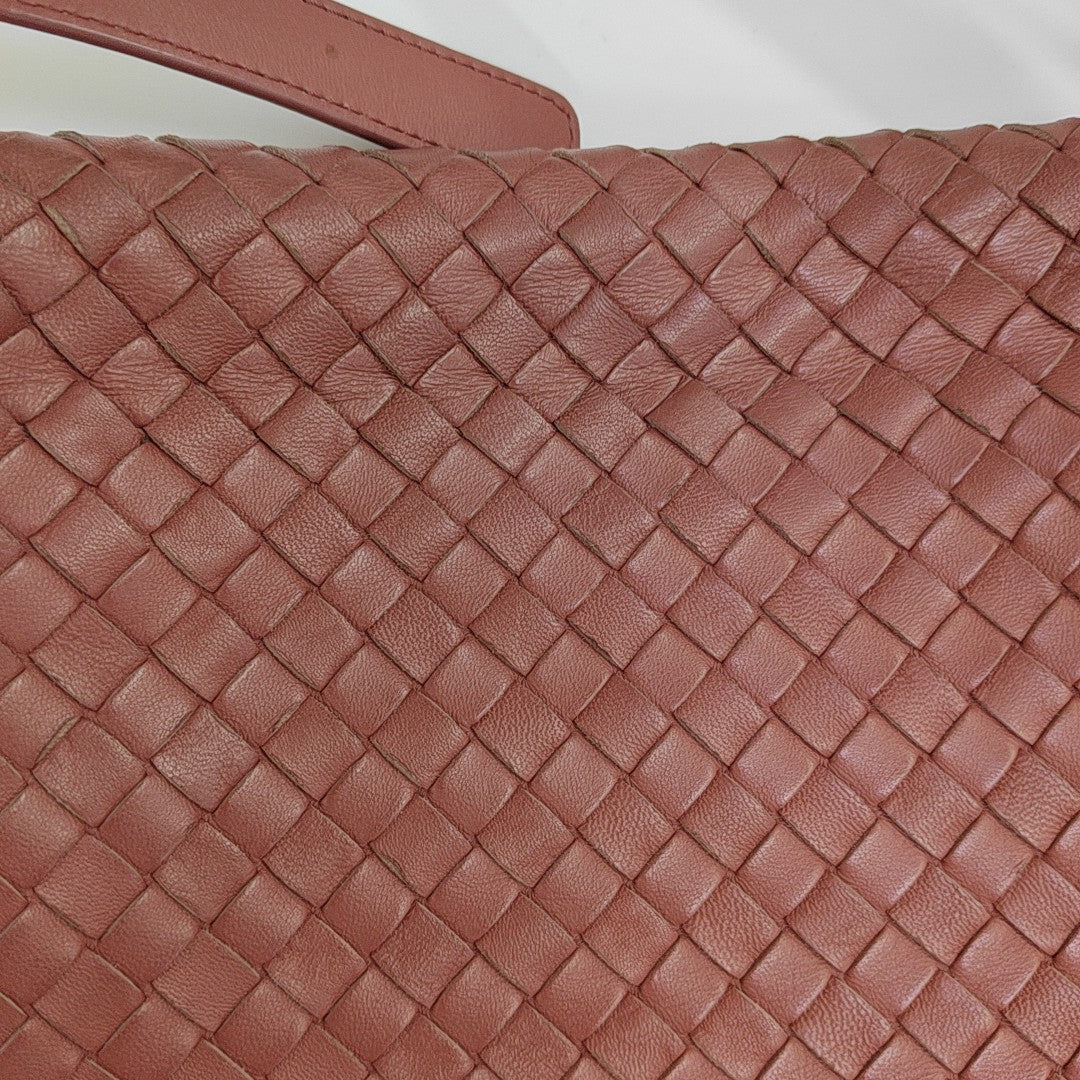 Calfskin Shoulder Bag Red