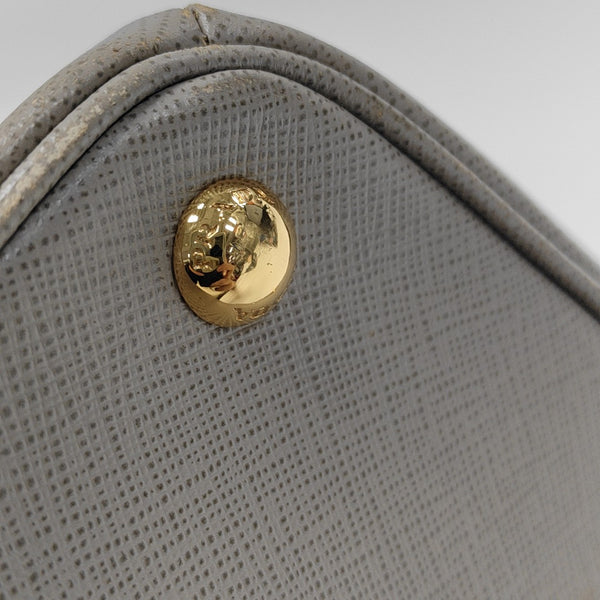 Galleria Extra Large Saffiano Calfskin Gray