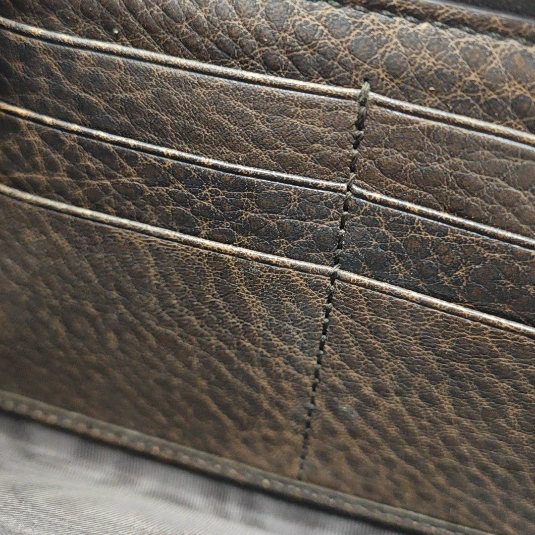 Monogram Canvas Wallet Brown