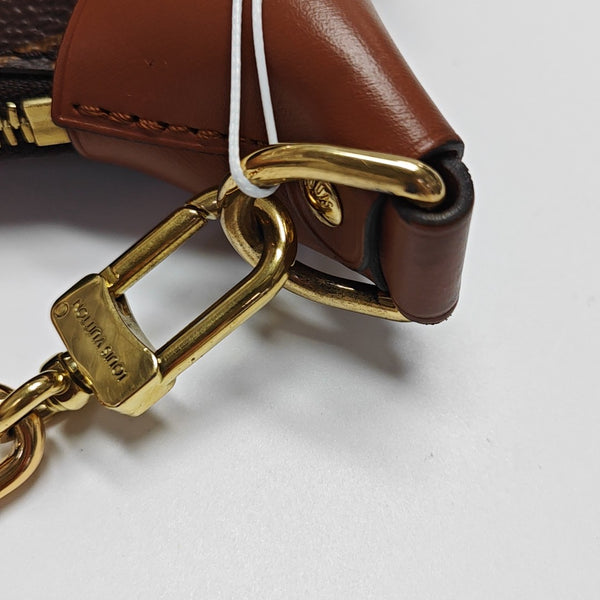 LOOP HOBO Monogram Coated Canvas Brown