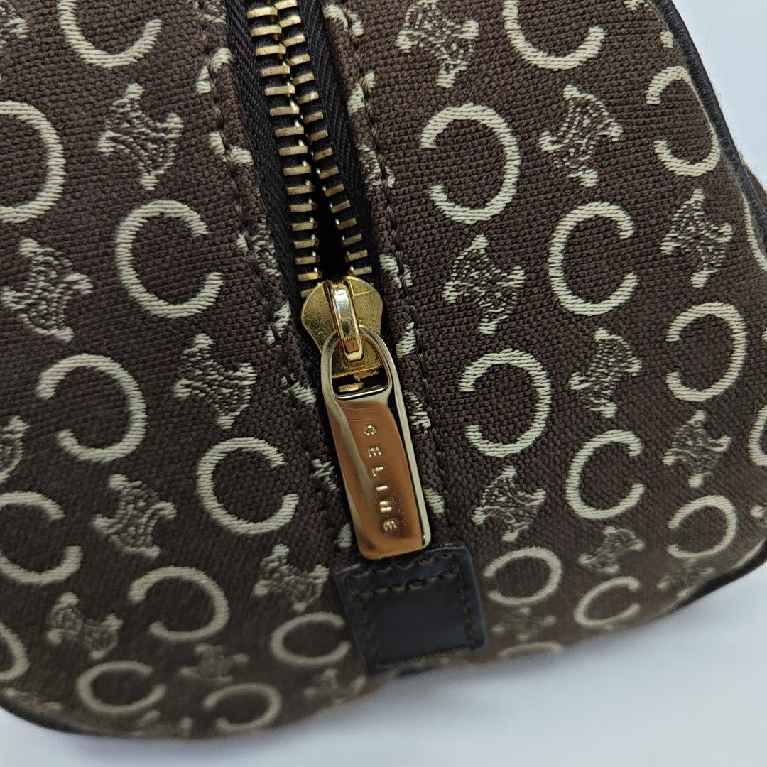 Canvas Top Handle Bag Brown