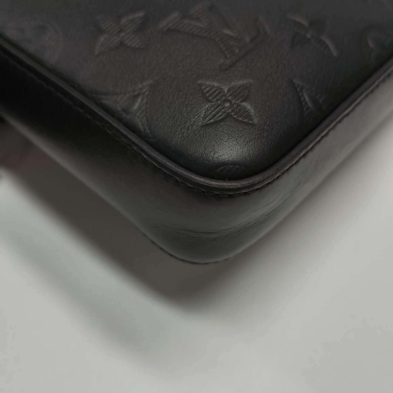 DUO Monogram Calfskin Black