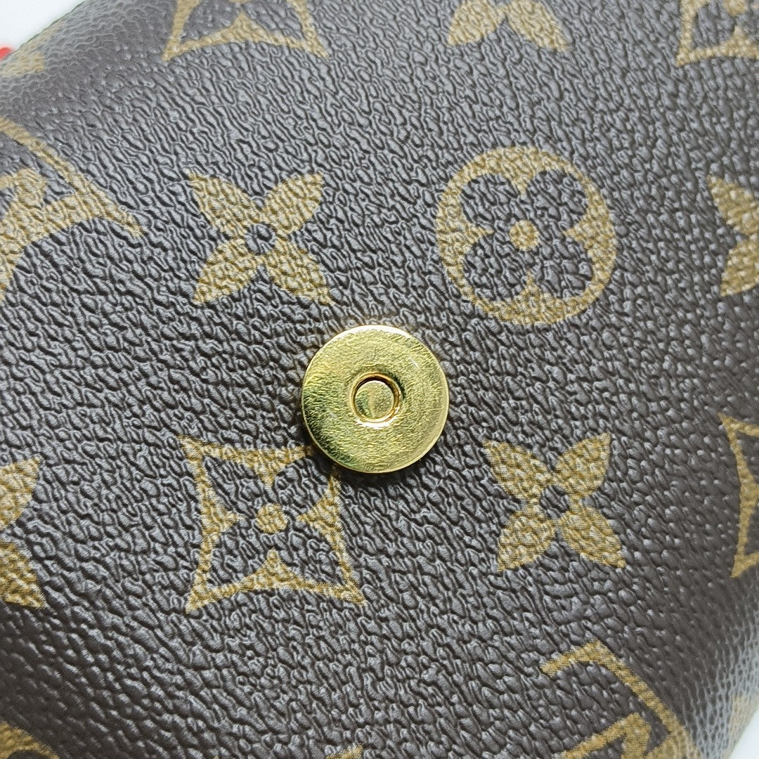 FOLD ME Monogram Coated Canvas Brown