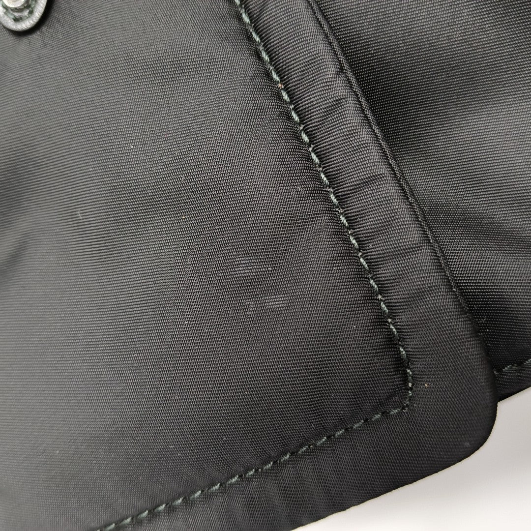 Nylon Shoulder Bag Black