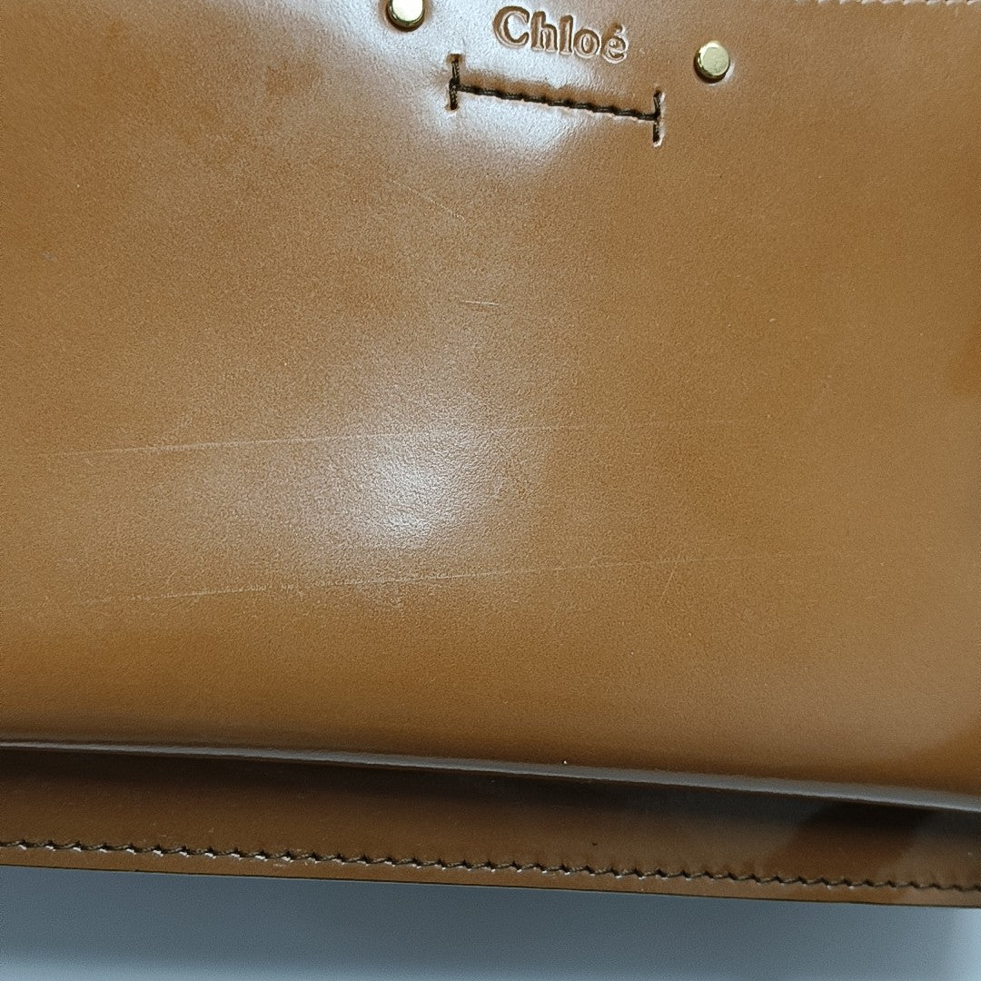 Roy Patent Leather Brown
