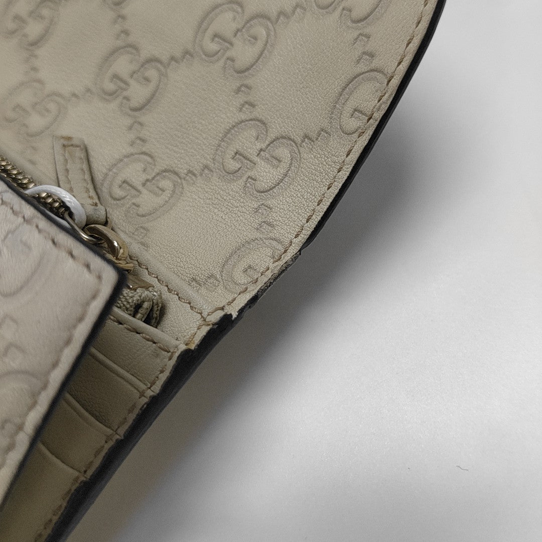 Monogram Calfskin Wallet Beige