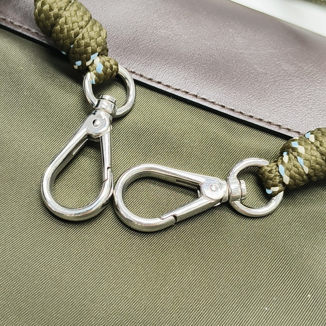 Nylon Shoulder Bag Green