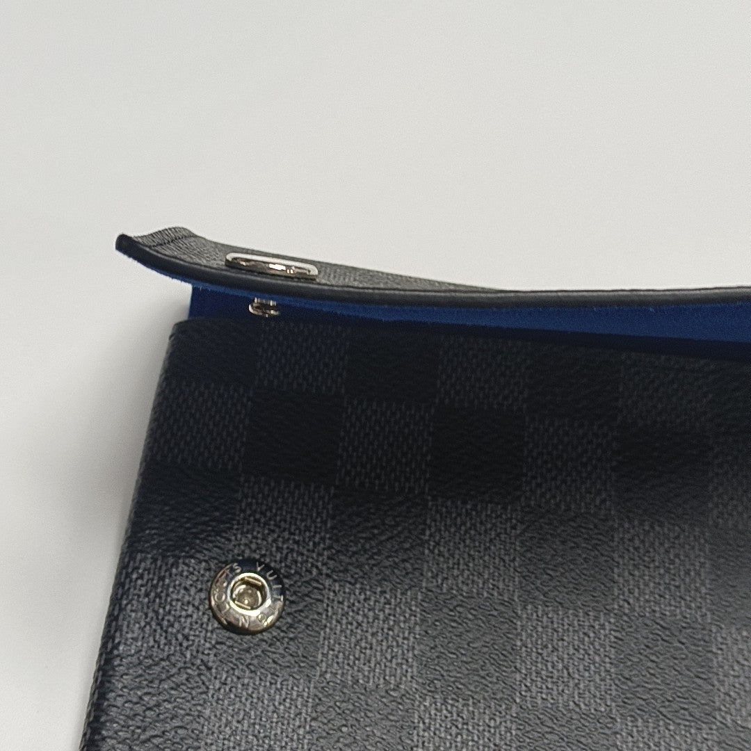 ALPHA Damier Graphite Coated Canvas Gray