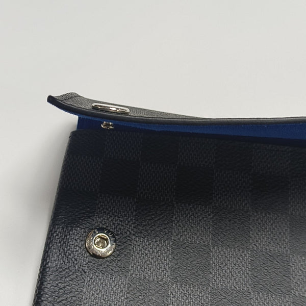 ALPHA Damier Graphite Coated Canvas Gray