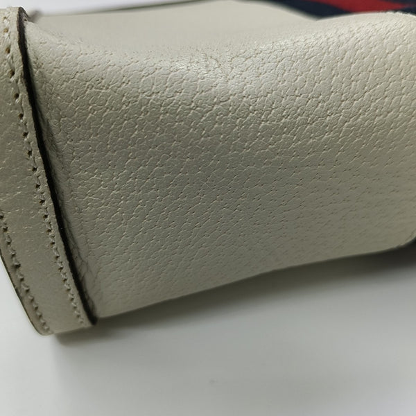Ophidia Small Calfskin White