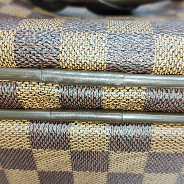 ICARE Damier Ebene Coated Canvas Brown