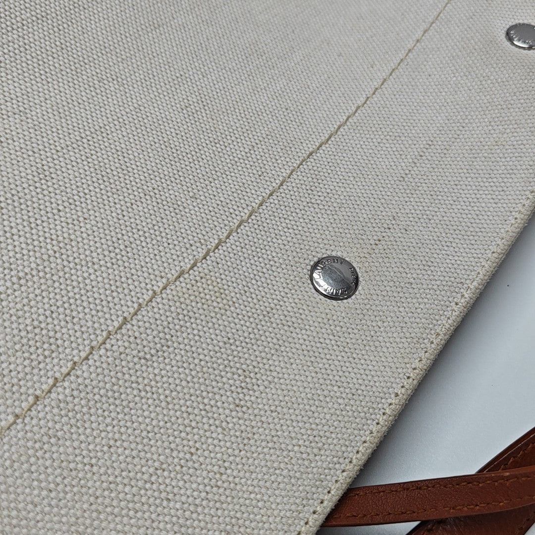 RIVE GAUCHE Calfskin White