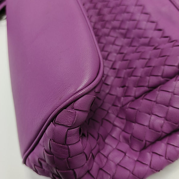 Calfskin Bucket Bag Purple