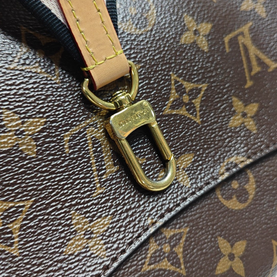 DIANE Monogram Coated Canvas Brown