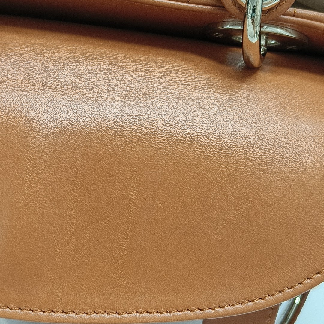 Lady Dior Small Quilted Lambskin Orange