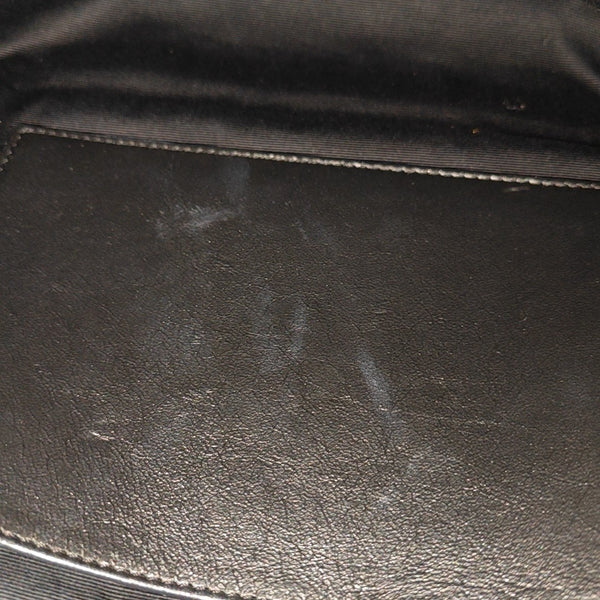 NIKI Medium Chevron Calfskin Black