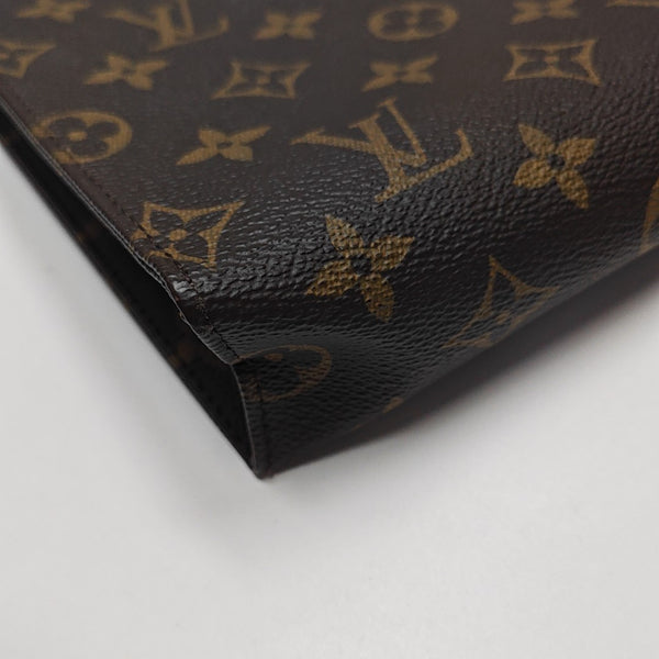 TOILET POCKET 26 Monogram Coated Canvas Brown