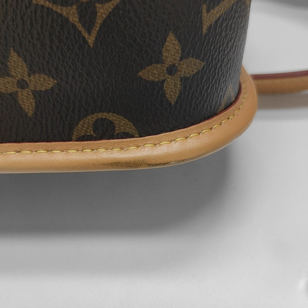 DIANE Monogram Coated Canvas Brown