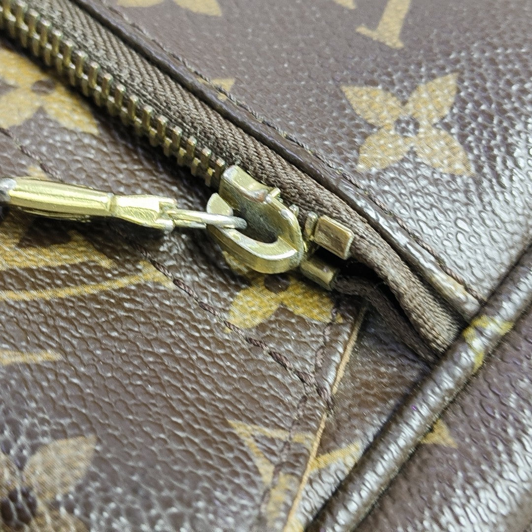 VINTAGE BEAUBOURG Monogram Coated Canvas Brown
