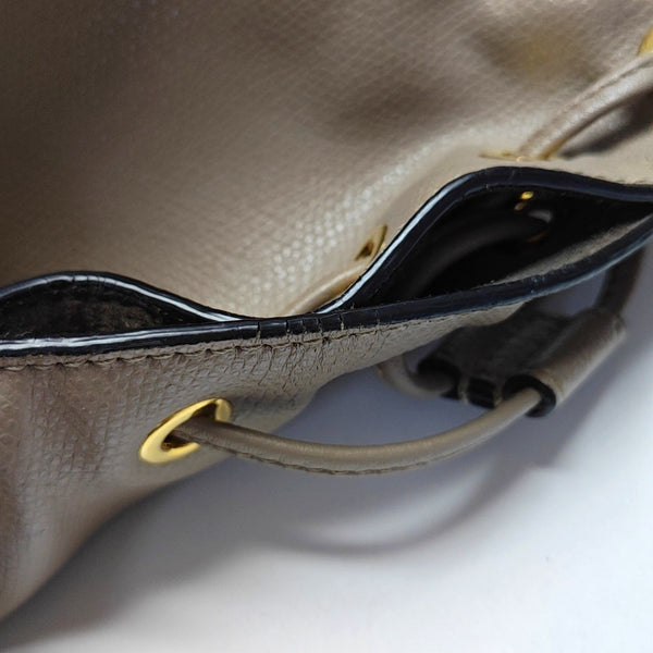Authenticated pre-owned  Mon Tresor Mini Calfskin Gray - Bucket Bag at Looply