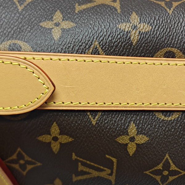 ALL IN GM Monogram Coated Canvas Brown