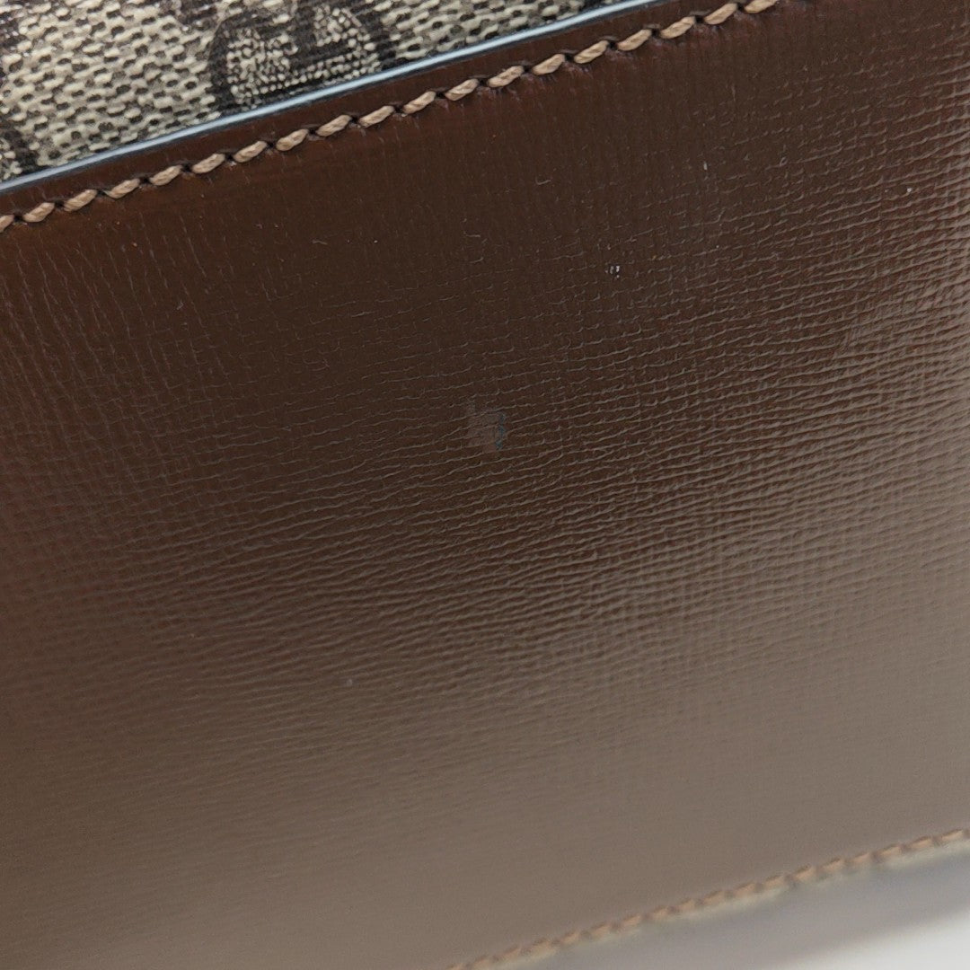 Retro Medium Monogram Coated Canvas Black