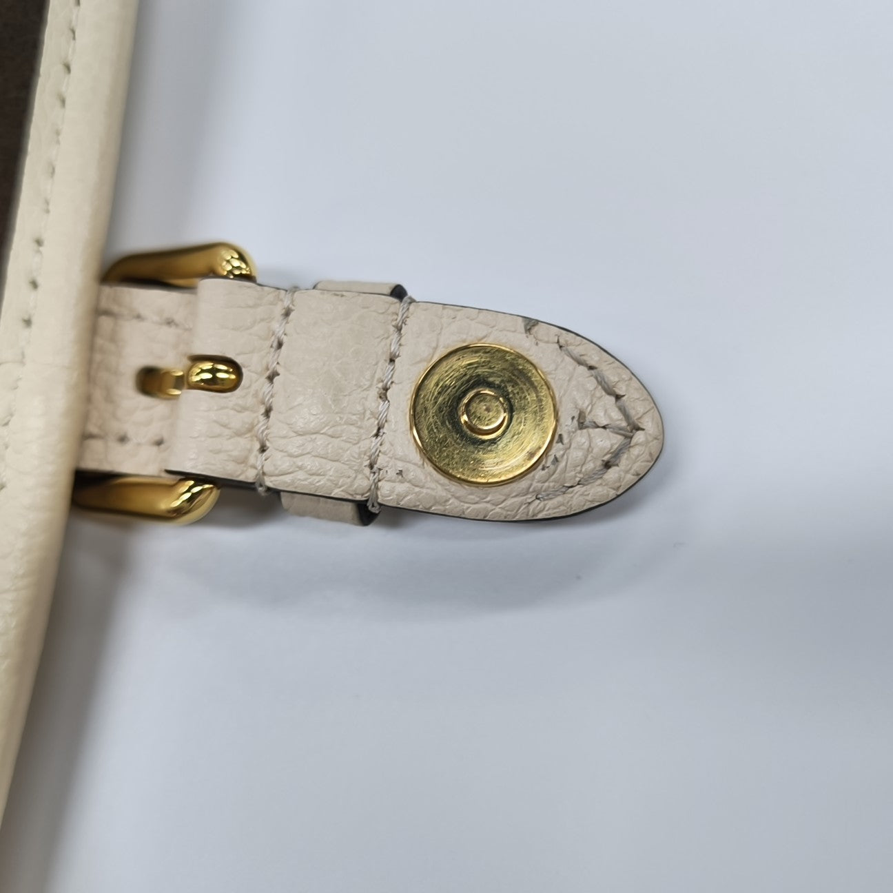 DIANE Monogram Calfskin Beige
