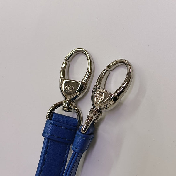 Lady Dior Mini Cannage Lambskin Blue
