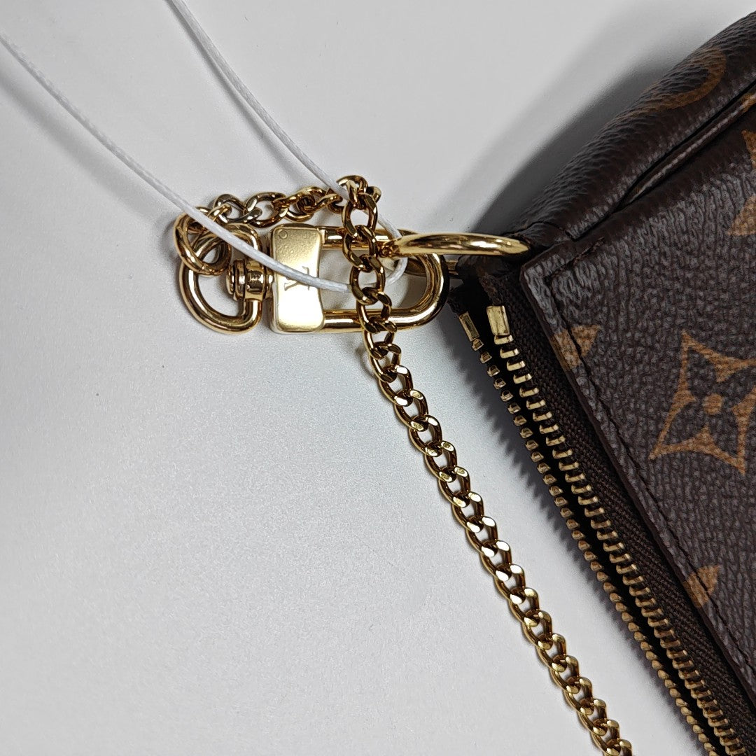 ACCESSOIRES Mini Monogram Coated Canvas Brown