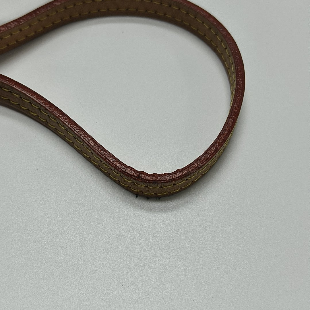 SAC PLAT Mini Monogram Coated Canvas Brown