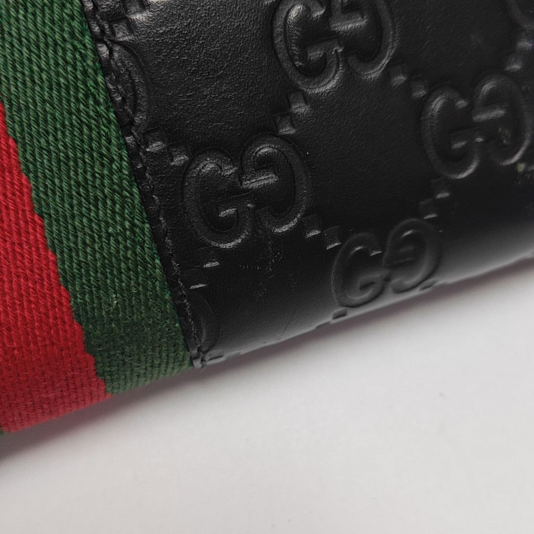 Monogram Calfskin Wallet Black